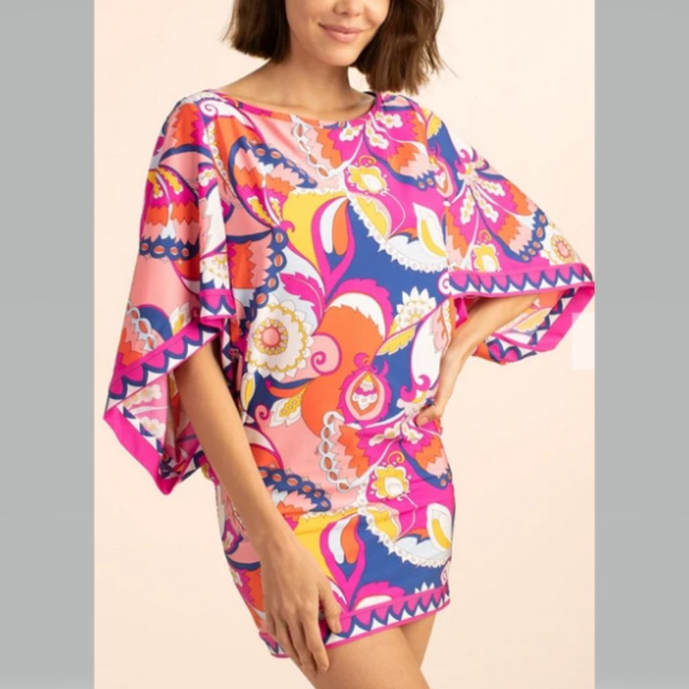 Trina Turk Multicolor Patterned Swim Cover-Up